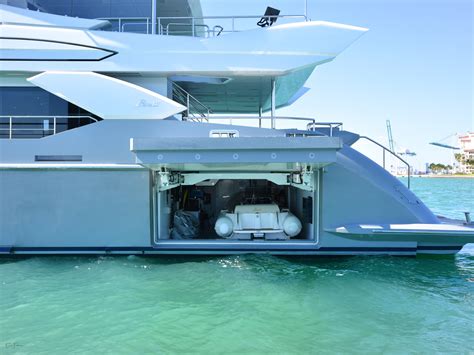yachts with garages for sale
